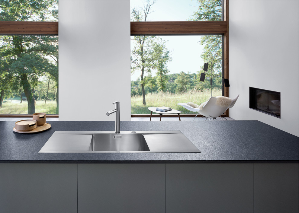 Эксклюзивные мойки и столешницы BLANCO STEELART