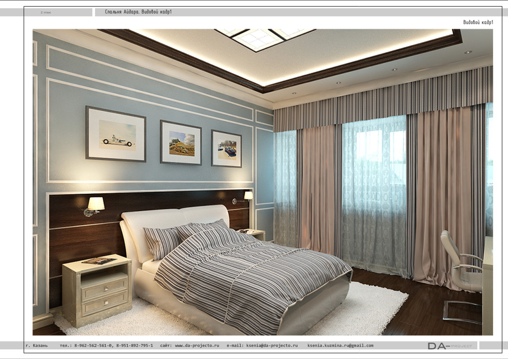 Дизайн интерьера коттеджа в Казани