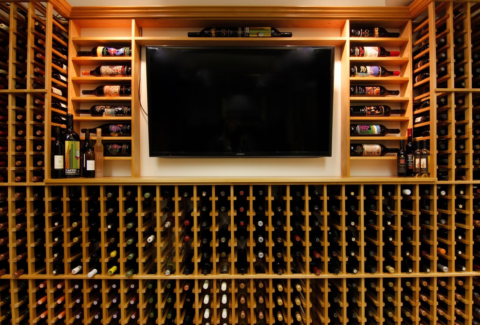 Inspiration for a classic wine cellar in Seattle.