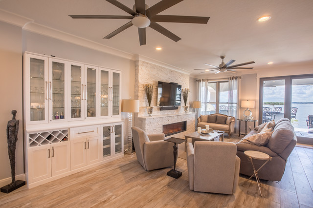 Lake Conroe Remodel contemporary-allrum