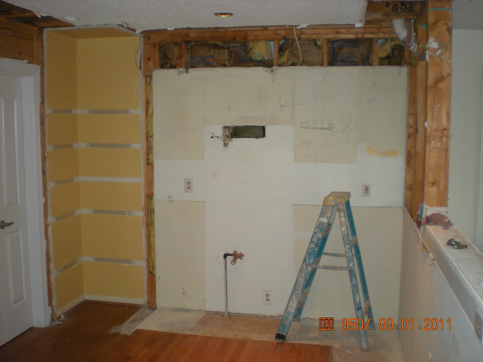Inspiration for a transitional home design remodel in DC Metro