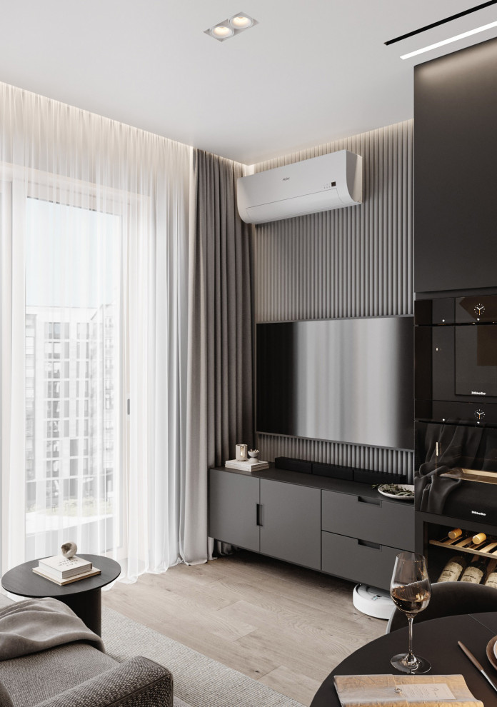 Дизайн-проект трехкомнатной квартиры 80 кв.м. Проект 2024г.