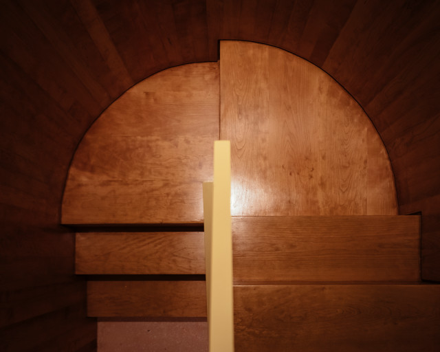Bay Window House contemporary-staircase