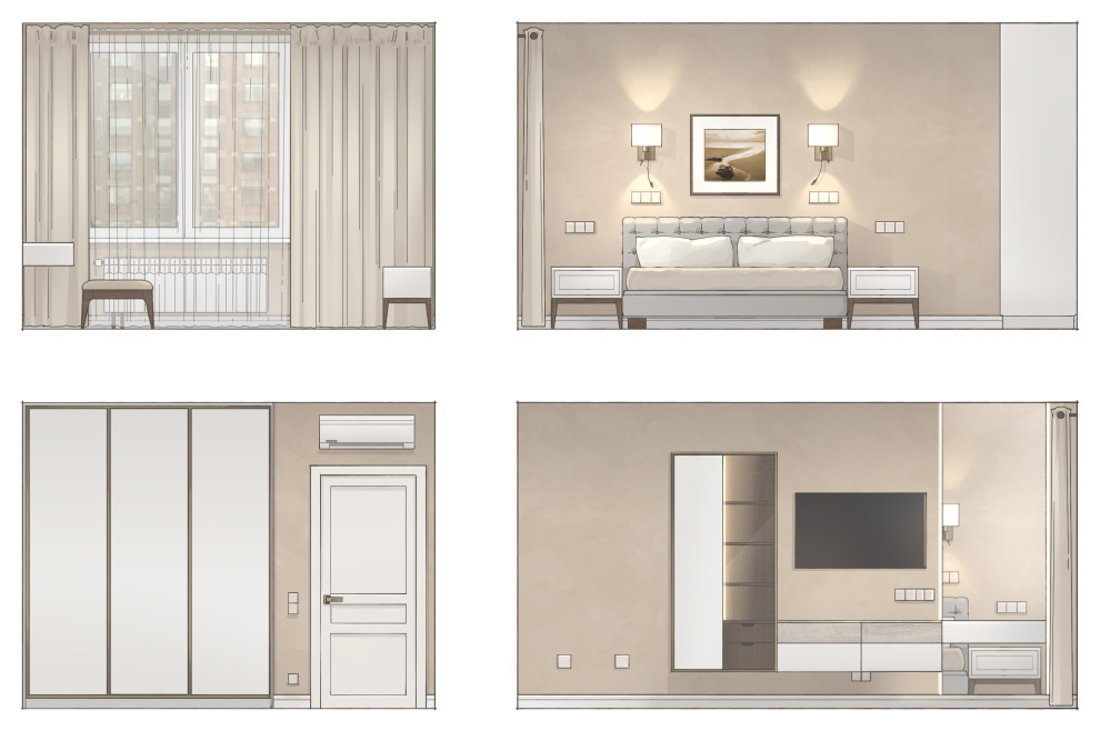 Квартира в стиле контемпорэри