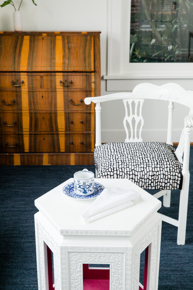 Joyful Jewel Tones in Seattle Eclectic Living Room Seattle by