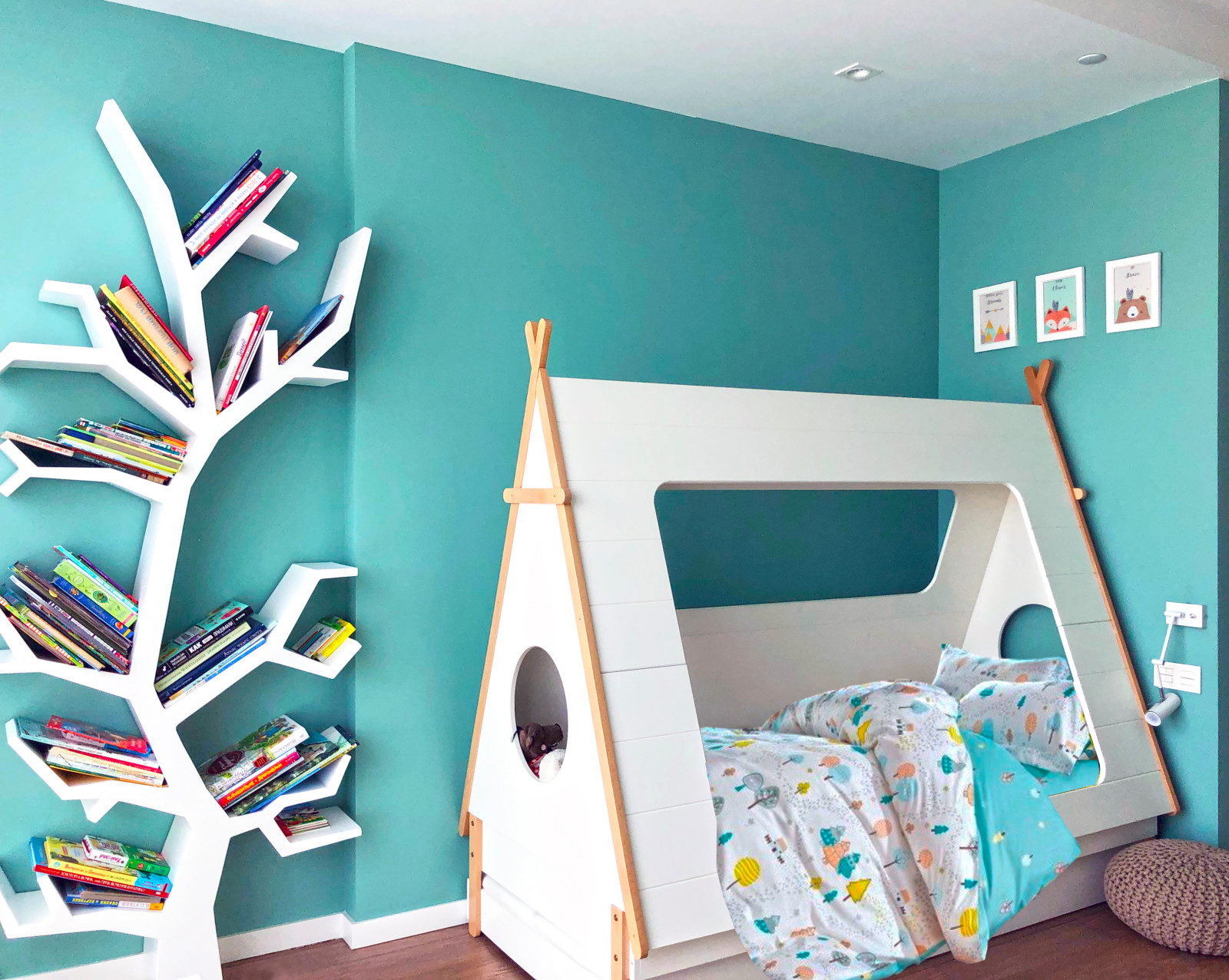 Квартира цвета Тиффани