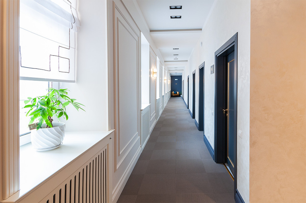 Апарт отель «Семашко» в Гродно. Ковровая плитка Forbo Flotex