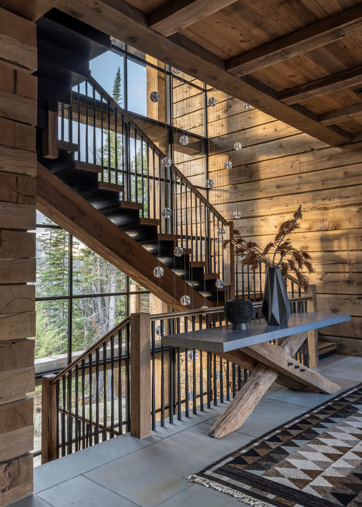 Example of a minimalist staircase design in Other