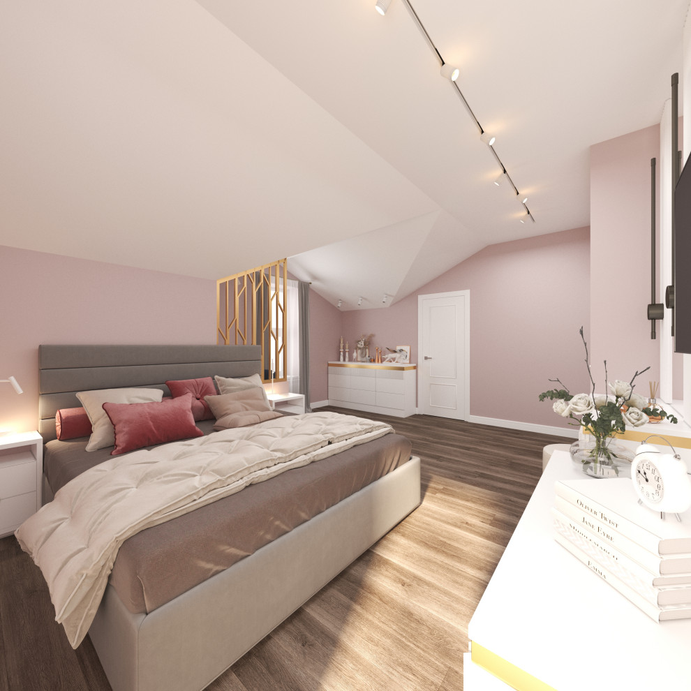 Яркий интерьер таунхауса