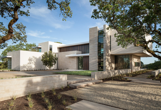 Windsor Select Limestone modern-fasad
