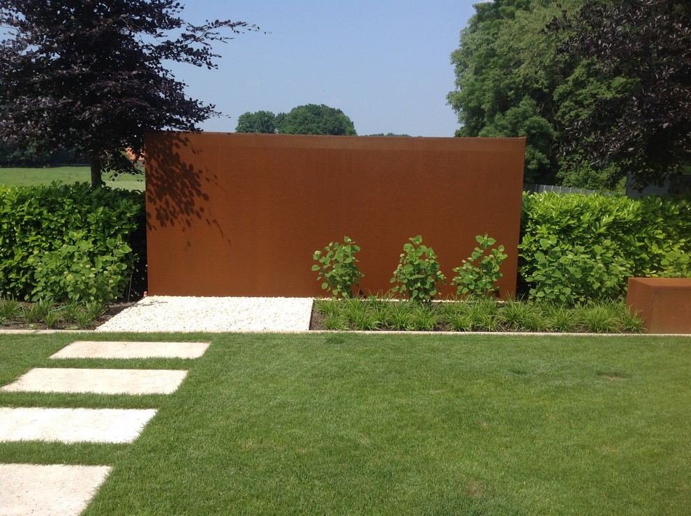 Gartengestaltung mit Cortenstahl Hamburg by Garten und