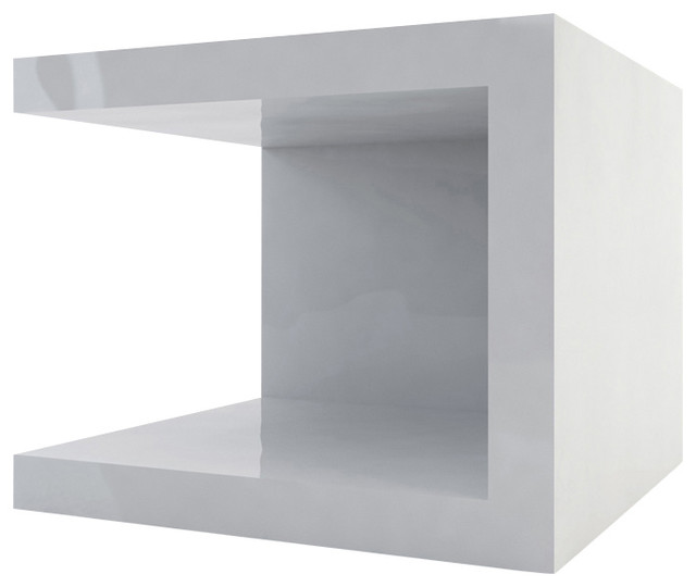 Ludlow Nightstand Modern Nightstands And Bedside Tables By Inmod Ludlow Nightstand White Lacquer