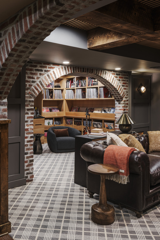 Fontana Street - Leawood Basement Music Room - Basement - Kansas City ...