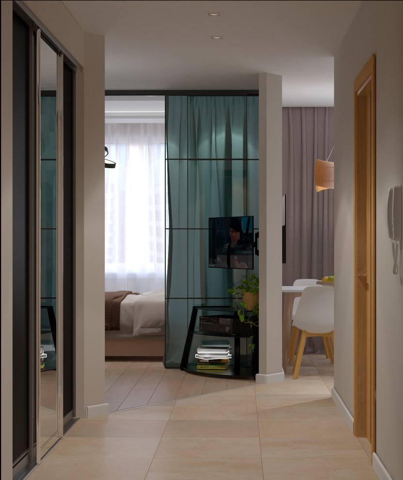 Квартира в современном стиле 47 кв.м. ЖК "Парковые Аллеи"