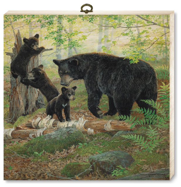 "Playtime Bears" Cutting Board, 12"x12"