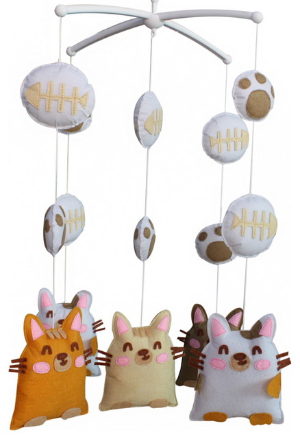 cat baby mobile