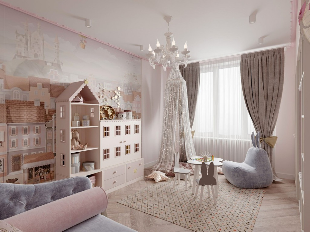 Дизайн интерьера квартиры в современном стиле в ЖК «Царская столица», 107 кв.м.