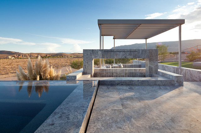Outdoor pool deck modern-pools