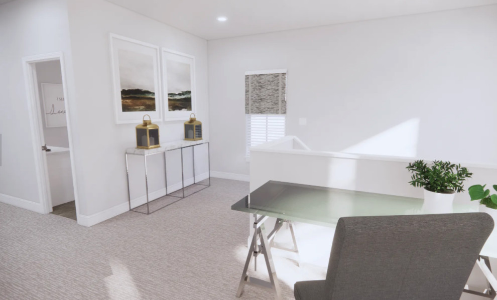 The Cary Randolph Pond Loft Living Room Richmond by Main