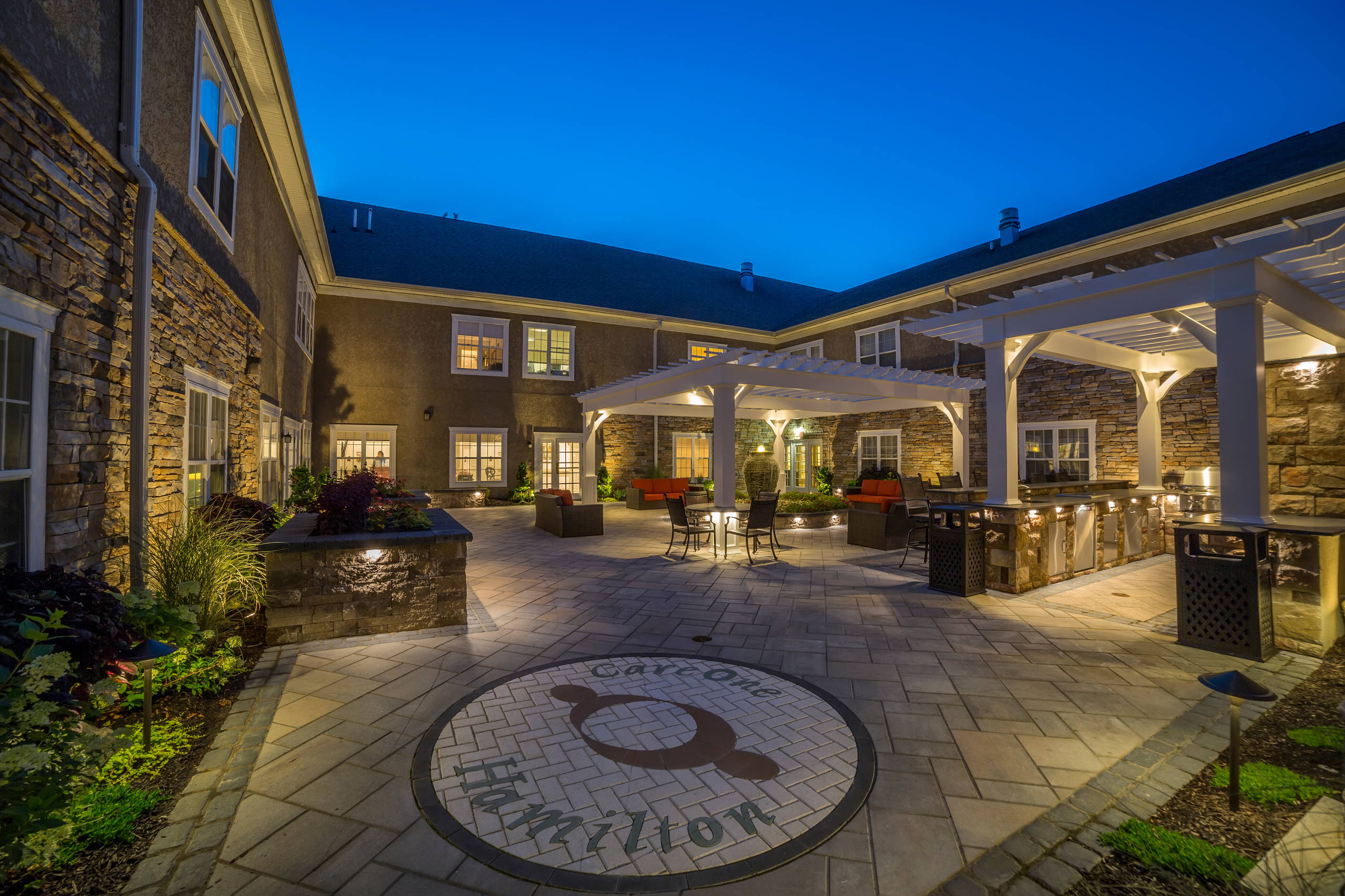 Hamilton NJ Interior Courtyard