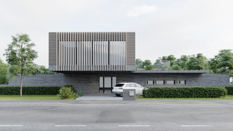 Загородный жилой дом "КОНСОЛЬ" общей площадью 690 м.кв.