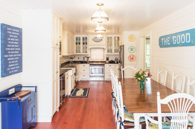 Renovation of 1920's Vacation Home in Martha's Vineyard coastal-kitchen