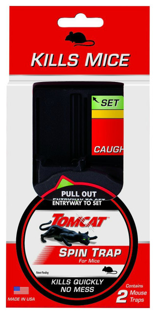 TOMCAT 2pk Mouse Spin Trap 0362110 for sale online 