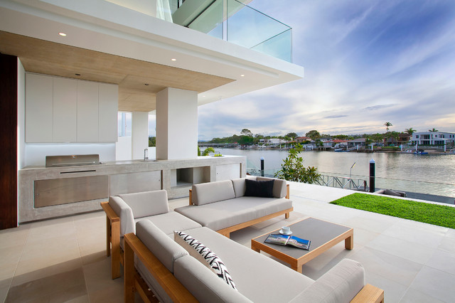 Mooloolah contemporary-uteplats