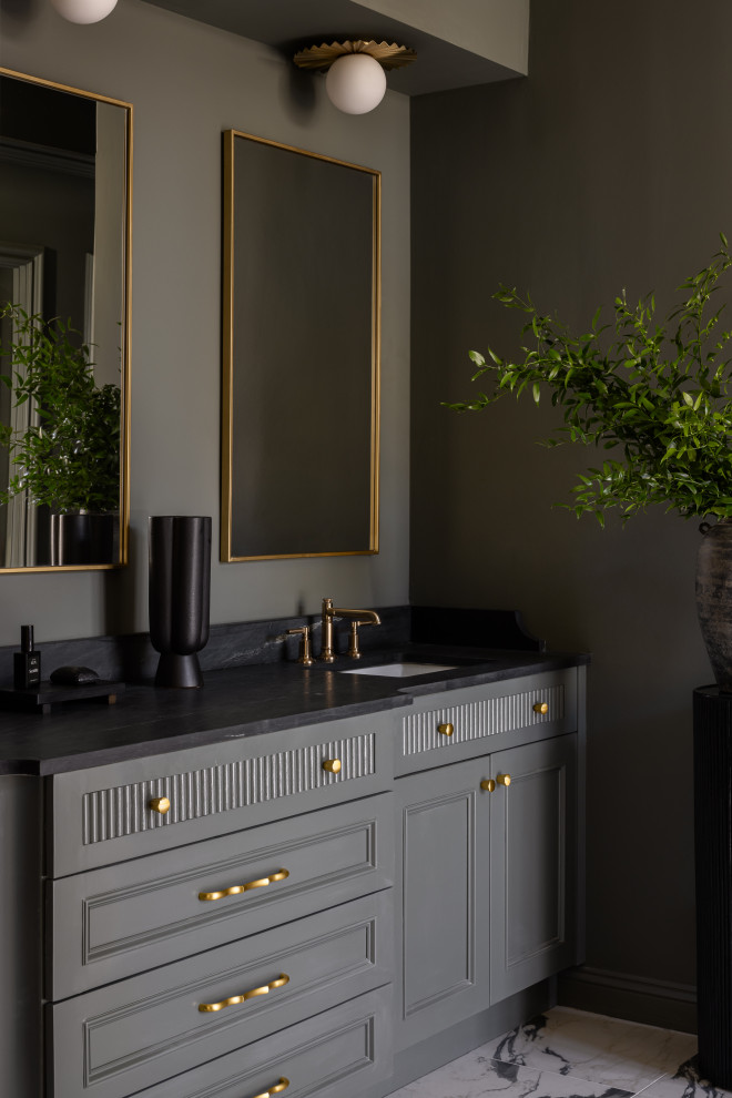 Bathroom - transitional bathroom idea in Kansas City
