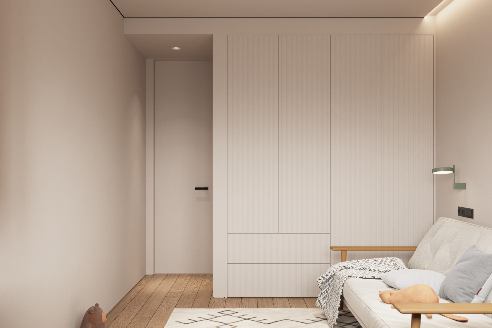 Проект интерьера квартиры "CREAM"