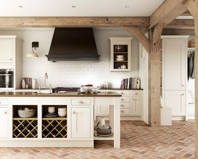 Heritage Bone Country Kitchen traditional-kitchen