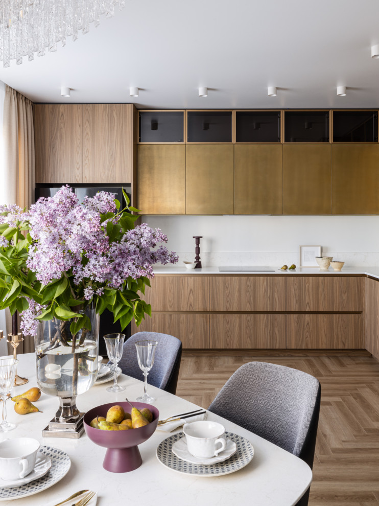 Современная кухня с нотками ретро от Iilimur design