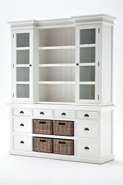 Halifax Library Hutch With basket set