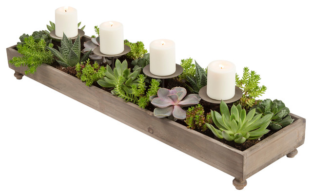 long table top planter