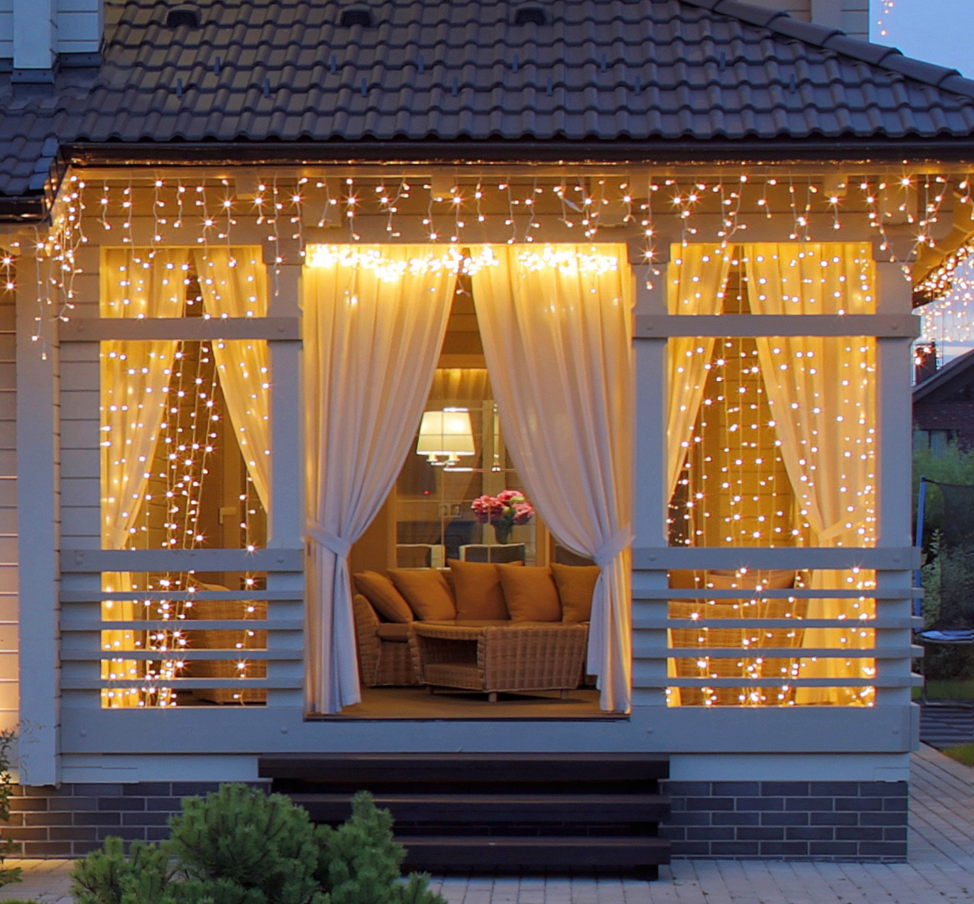 Терраса и дом