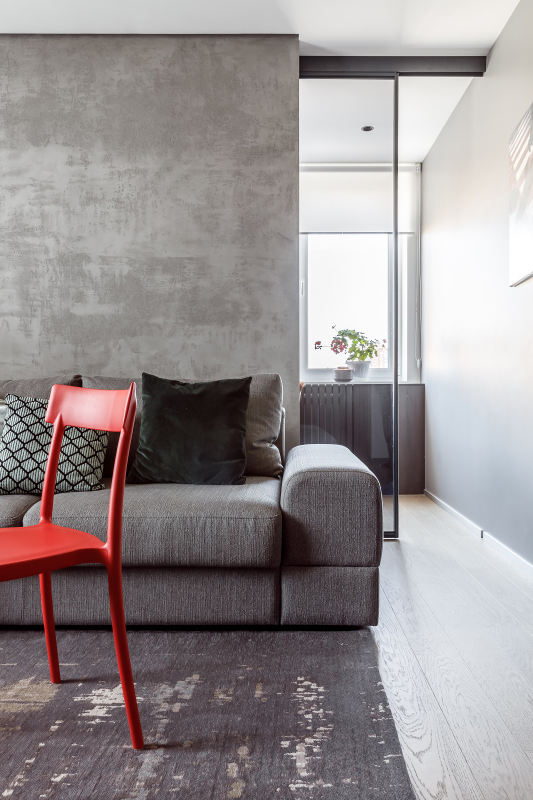 Квартира с цветными акцентами