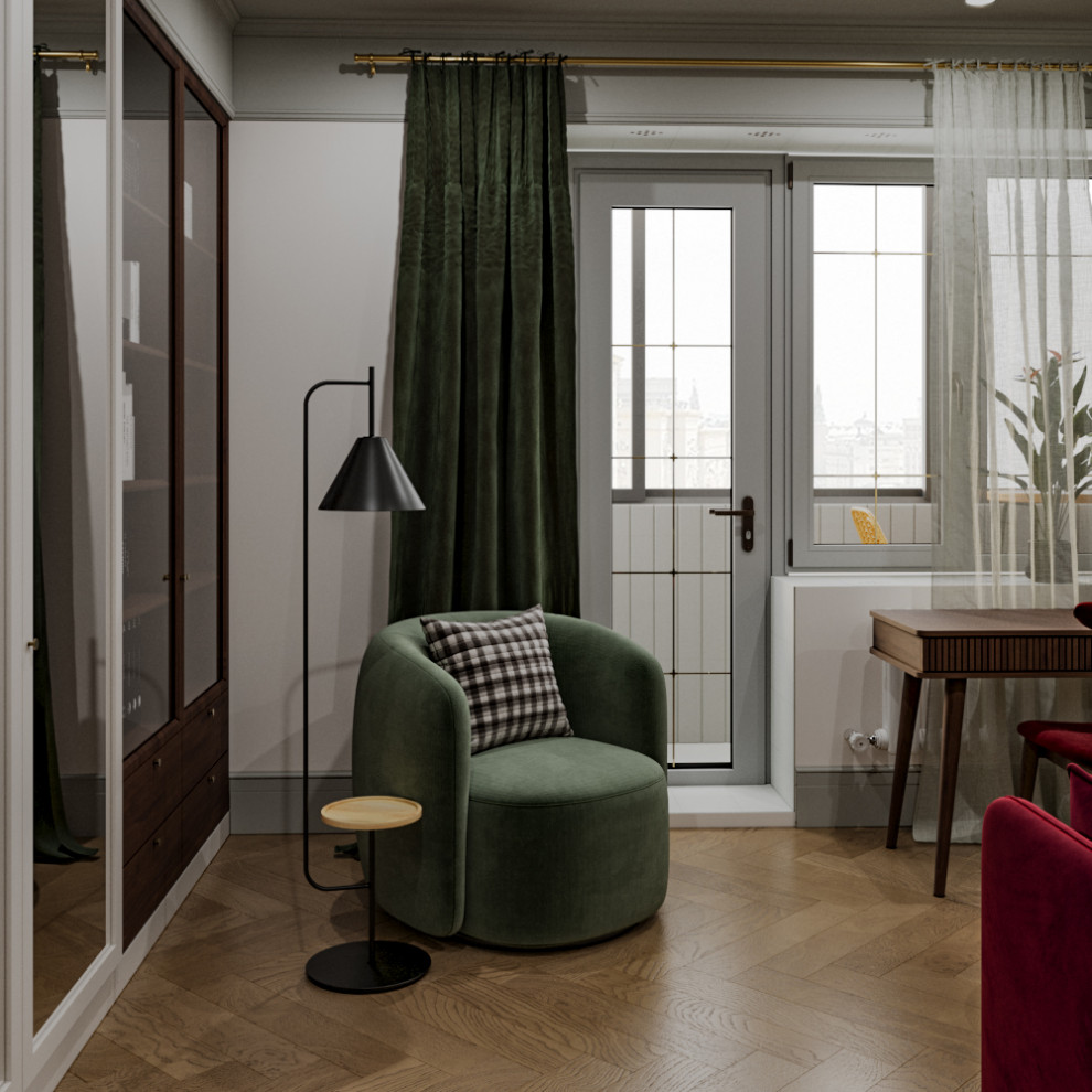 Квартира в Москве для молодой девушки  Площадь: 33,4 м2.