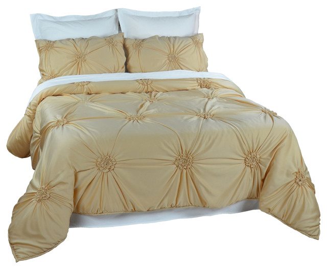 Empress Silk Fiona Comforter Set Contemporary Comforters And
