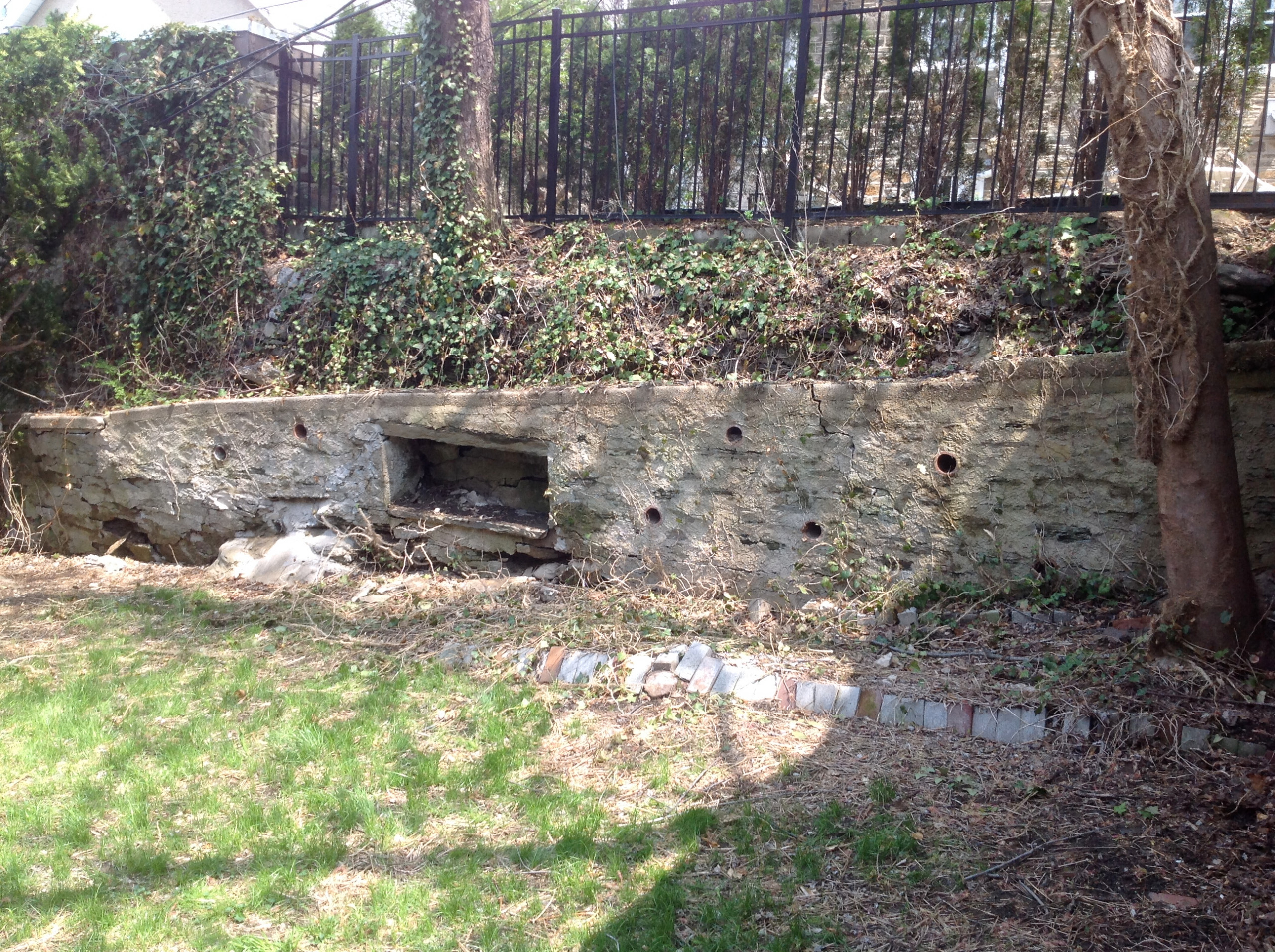 Retaining Walls- Before