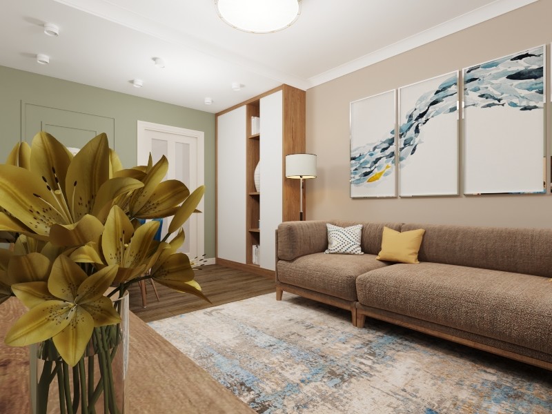 Гостиная весенняя