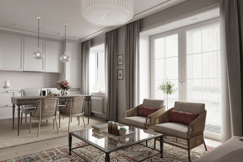 Нежная и деликатная квартира.