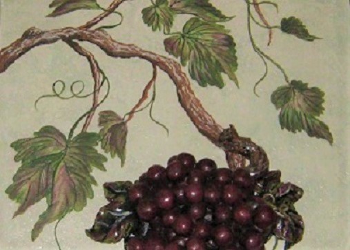 grapes and grapevine murallorraine blasetti - kitchen - los grapes and grapevine murallorraine blasetti - kitchen - los