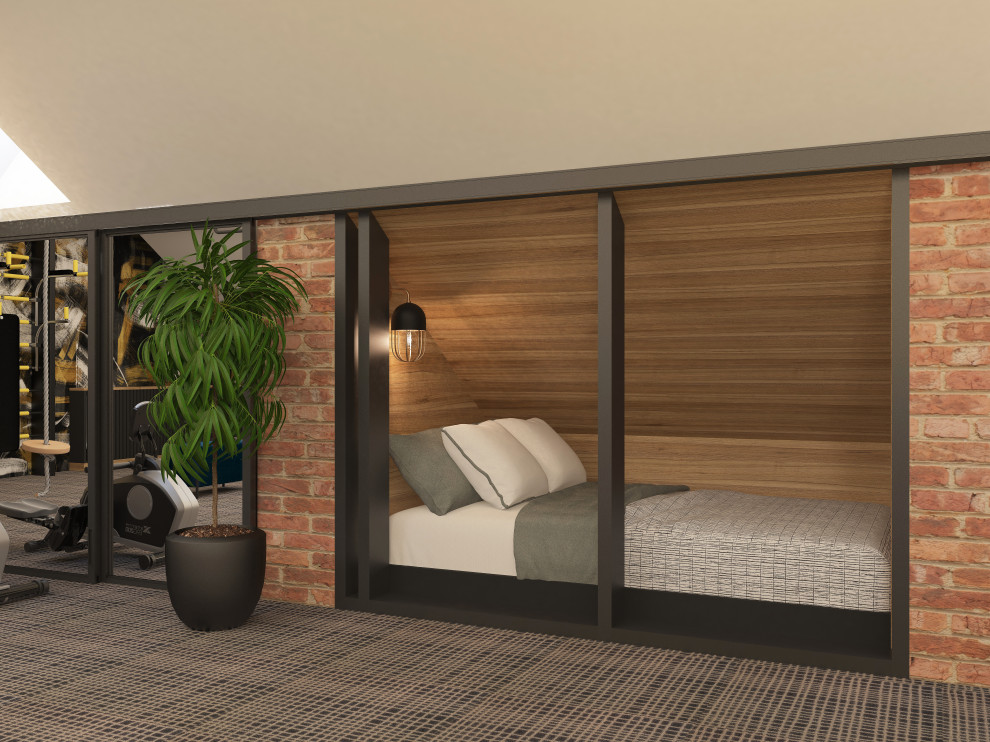 Дизайн-проект интерьера мансарды г.Челябинск