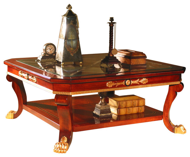 Canterbury Coffee Table, Square - Traditional - Coffee ...