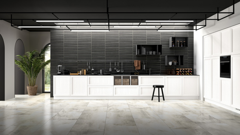 Transitional kitchen photo in Toronto
