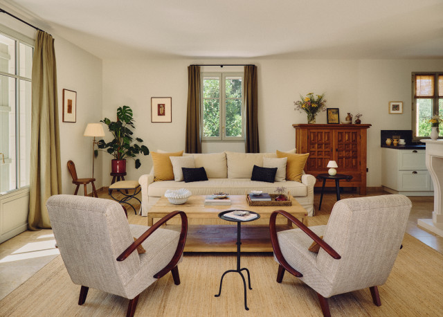 Loire Valley, Les Bordes Residence farmhouse-living-room