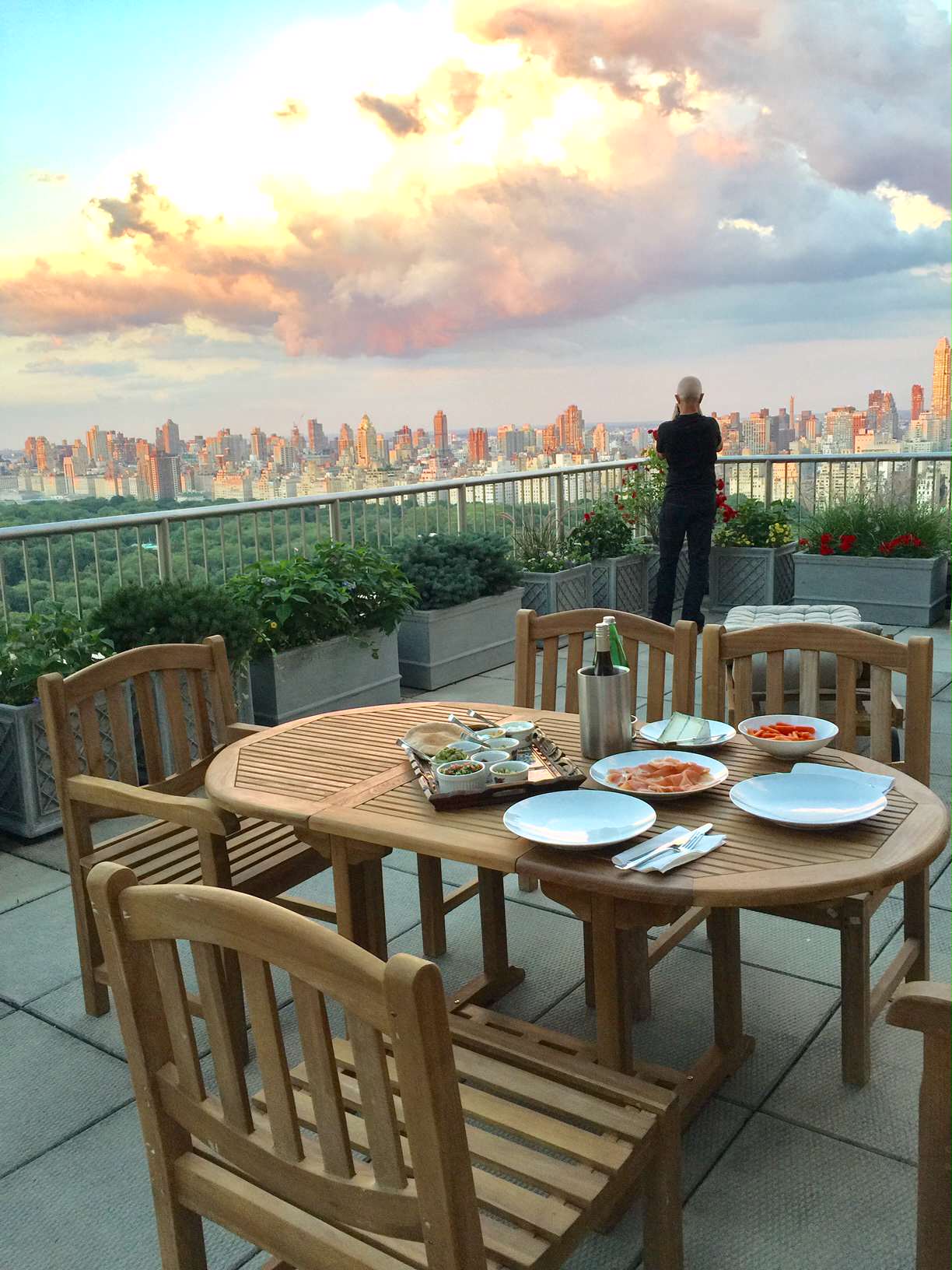 Upper West Side Terrace with a Priceless View