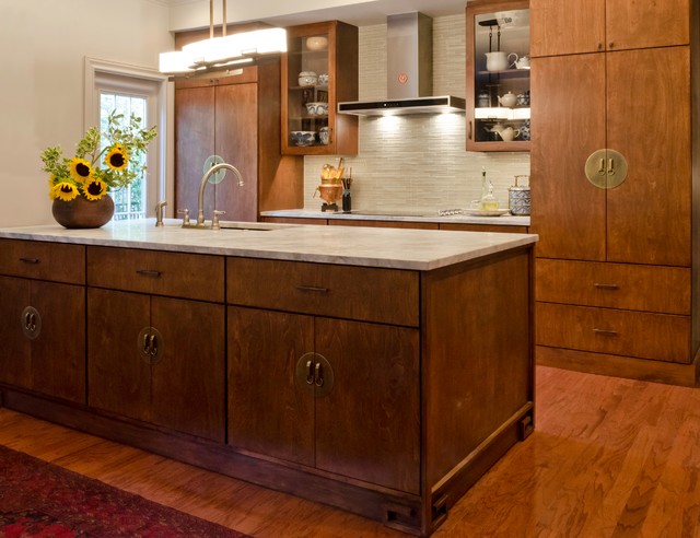 Alamo Heights Asian Inspired Condo Kitchen In San Antonio By