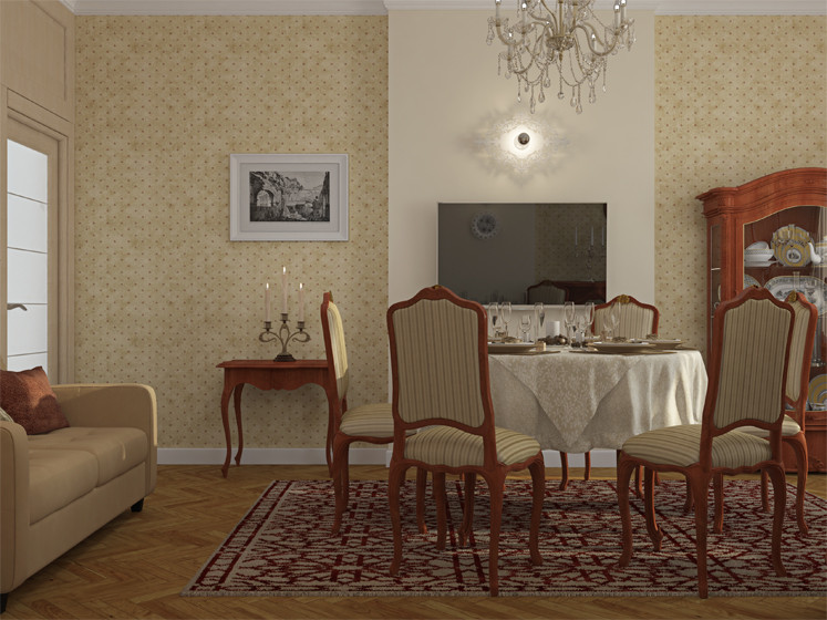 Столовая с классическим настроением