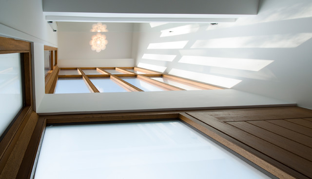 double height hallway trendy